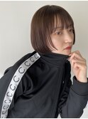 グレーベージュ/ボブ/髪質改善/トリートメント/前髪カット