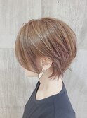 顔周りレイヤーの大人ショート/小田急相模原/座間/20代/30代