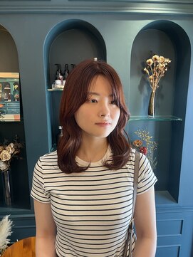 チャンチ(chanch) オレンジブラウン/ウル艶カラー/