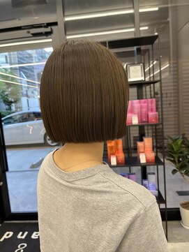 サンド 大阪梅田(sand) レイヤーカット/ウェットヘア/縮毛矯正/ニュアンスパーマ