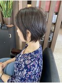 黒髪ショート　大人ショート　ショートボブ