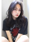 【marfe】透明感カラー＿ウルフレイヤーロング＿ミディアムヘア