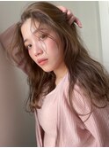 春カラー ベージュカラー ブリーチなしカラー シアーベージュ