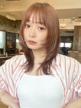 ビュートリアム 南青山(BEAUTRIUM) ウルフレイヤー 顔周りレイヤーカット イルミナカラー 髪質改善
