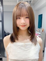 エトラ 渋谷店(etora)&nbsp;小顔 美髪 レイヤーカット イメチェン ワイドバング"