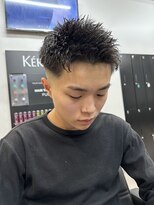 メンズ ラピス 横浜店(Men’sLapis)&nbsp;フェードスパイキーショート