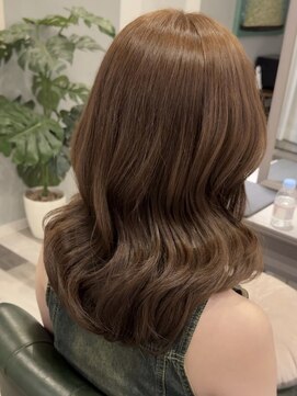 ランソ 新宿(RUNSO) 暗めカラー×グランマッシュ×デザインカラー