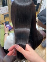 ルナス 福岡天神(LUNAS)&nbsp;髪質改善ケアカラー × ほんのりラベンダーグレージュ