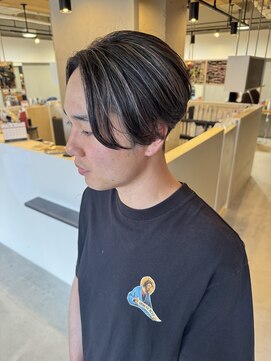 ライリー(riley) メンズコントラストハイライト