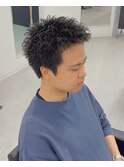 スパイキーショートスパイキーパーマ
