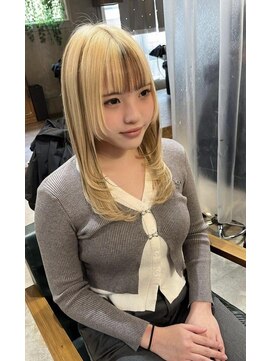 ルフレ 新宿本店1st(Reflet) ○ハイトーンレイヤースタイル