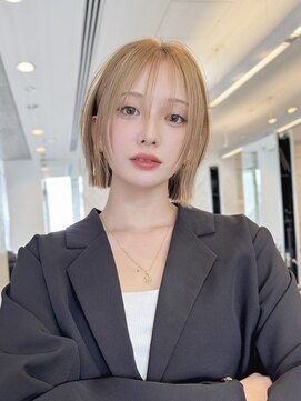 アビー(ABBEY4) ぱつっとフェイスレイヤーボブ