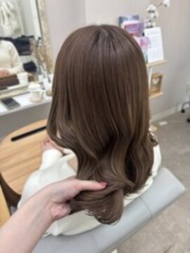 ミリ 奈良店(mm) 韓国スタイル　ベージュカラー　髪質改善アプトグロス