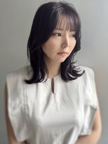 エル セルカ 高田馬場(el CERCA) マロンブラウン×小顔くびれ外ハネスタイル