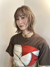 デン(den)&nbsp;creamy beige  ＋　green color