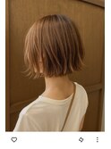 切りっぱなしボブ