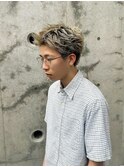 men's/メンズ/スパイキーショート/フェード/ニュアンスパーマ