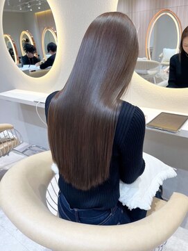 ロンド アンブル 四条烏丸(Lond ambre) 平野実花/くびれ/レイヤーカット/髪質改善/ブラウン/カラー