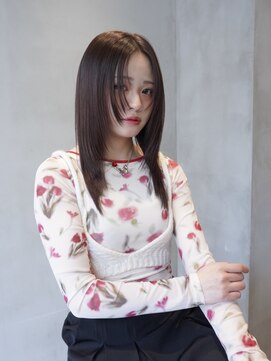 ニコ トウキョウ 渋谷(nico TOKYO) ボブレイヤーカット顔周りレイヤーウルフハッシュカット韓国