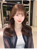 カラーしながらケラスターゼトリートメントでツヤツヤに!!