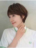 細めハイライト/ショート/白髪ぼかし/30代40代50代