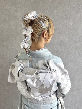 パロ(PALO) 成人式アレンジ/ハイポニー