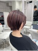 ブリーチなしチェリーレッド