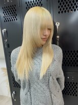 イエナ 渋谷(IENA)&nbsp;スモーキーカラーダークブルーハッシュカット顔周りカット