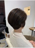 大人女性ショートボブ