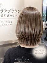 フリック 京都河原町店(FLICK) ★ラテグレージュブラウン/レイヤーボブ/くびれレイヤー/京都