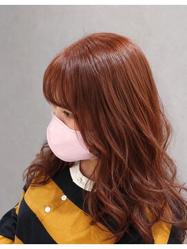 コカ(CoKa) ゆるウェーブ×オレンジブラウン