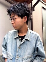 テラス バイ イオエ 京都烏丸御池店(Terrace. by ioe)&nbsp;メンズ/スパイキーショート/黒髪短髪