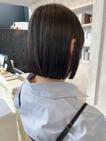 キャアリー(Caary) 福山人気20代30代梅雨前おすすめ髪質改善ストレート縮毛矯正ボブ