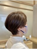 襟足がキュッと締まるショート