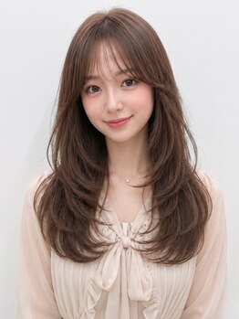 ヘアメイク トゥエンティワン HAIRMAKETwentyOneの写真/【東久留米駅直結】トレンドのレイヤーカット/顔周りカットは、毛流れを見極めた丁寧なカット技術が大好評!