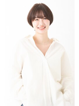 ヘアスタジオルース(HAIR STUDIO LUZ) 40代50代60代の大人ボブ/白髪ぼかしハイライト/堀江/北堀江