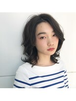 コクーン(Cocoon) エッジ効いたスウィングパーマミディ☆ 中村マサアキ