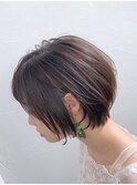 30、40代にオススメ!絶壁解消丸みショート×イルミナカラー