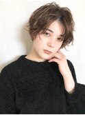 外ハネショート_厚めバングローライトスリークボブ_47038