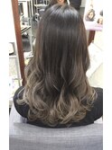 大人の魅力倍増カール×セミディ×グラデーションカラー☆