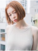 【aRietta】小顔 センターパート スリーク ショートボブ ★