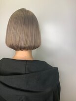 Liberte銀座 大人可愛い小顔ショート×ミルクティーベージュ