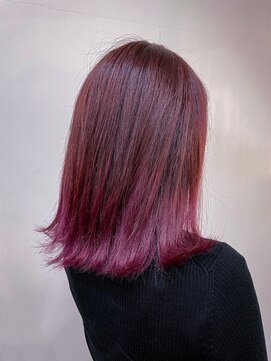 ベルクープス 天王寺店(Belle Coupes) 【Bellecoupes】橋口大 グラデーションピンク