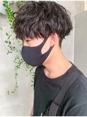 ツイストスパイラルパーマ、スパイラルパーマ、メンズカット