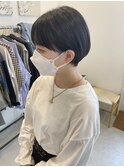 耳掛けショート/マロンブラウン♪