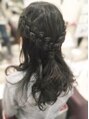 クール ヘアー ギャラリー 神明町店(COOL Hair gallery) 飾りすぎないけどお洒落可愛い♪お呼ばれヘアアレンジ