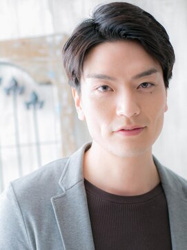 グルーミングサロン バーバー キャッスル 北浦和西口(Grooming salon Barber Castle) ビジネスでも◎涼しげアップバングメンズショートR北浦和