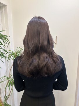 ボタン ハカタ(VOTAN hakata) 【柿本真優】グレージュ/艶カラー/韓国ヘア