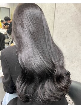 シティ(CITY) レイヤーカット ブルーブラック 韓国ヘア