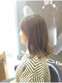 透け感マットベージュ　シャンプーボーイ佐世保駅前店